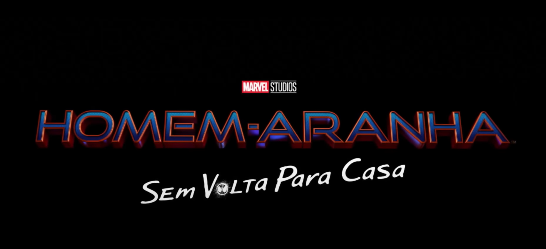 banner dom o nome do filme do homem aranha